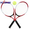 Yoomee 2 Pcs Set Children Tennis Rackets With Tennis Ball For Teenager Children Training Carbon Fiber Top Steel Material. 