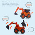 【Yurui】Toy Innovative Plastic Children Excavator with Bucket for Child. 