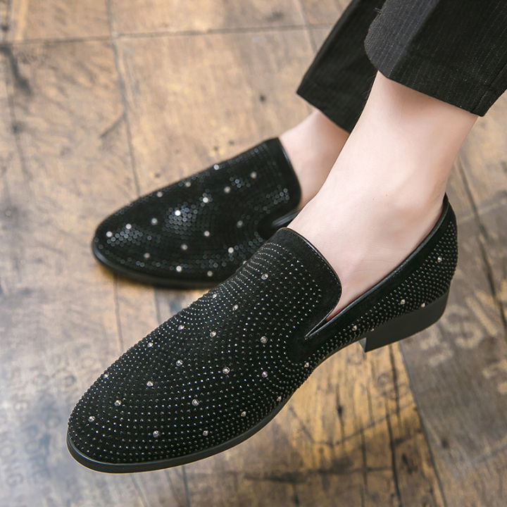 Black%20Rhinestone%20Men%20loafers%20Gold%20Spiked%20Rivets%20Formal%20Men%20Casual%20Shoes%20Wedding%20Party%20Dress%20Shoes%20Men%20Flats%20Slip%20On%20Loafers%20BunnyGarden%20-%20Image%204