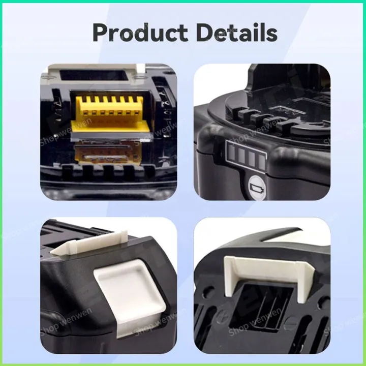 Original%20Makita%2018V%20Battery%205.0Ah%20Rechargeable%20Power%20Tools%20Battery%20with%20LED%20Li-ion%20Replacement%20LXT%20BL1860B%20BL1860%20BL1850%205000mAh%20-%20Image%205