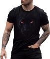 Lxiaozhu Black Panther Print T Shirt for Men, 3D Graphic Tee Summer Crewneck T-Shirts Tops. 
