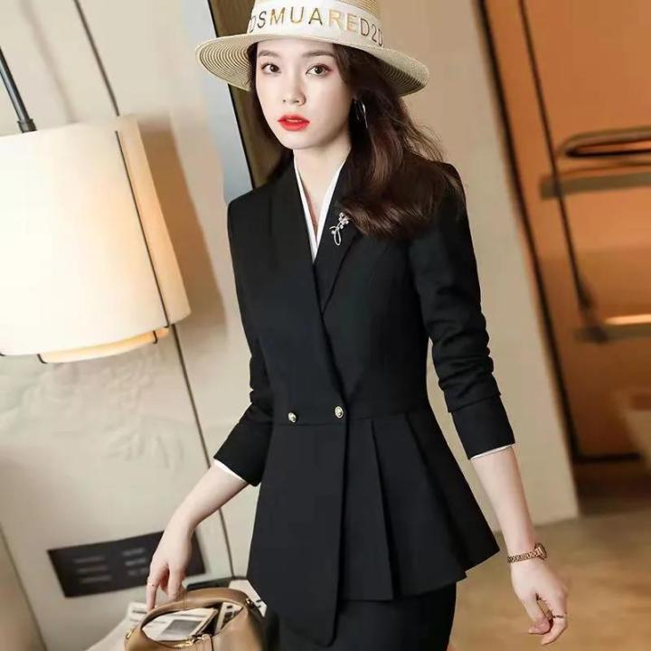 High-End%20Professional%20Tailored%20Suit%20Suit%20Female%20Spring%20and%20Autumn%20Fashion%20Temperament%20Goddess%20Style%20Korean%20Style%20Suit%20Formal%20Wear%20Jewelry%20Shop%20Workwear%20-%20Image%205