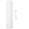 Reusable Plastic Chicken Wire Fence Mesh (White). 