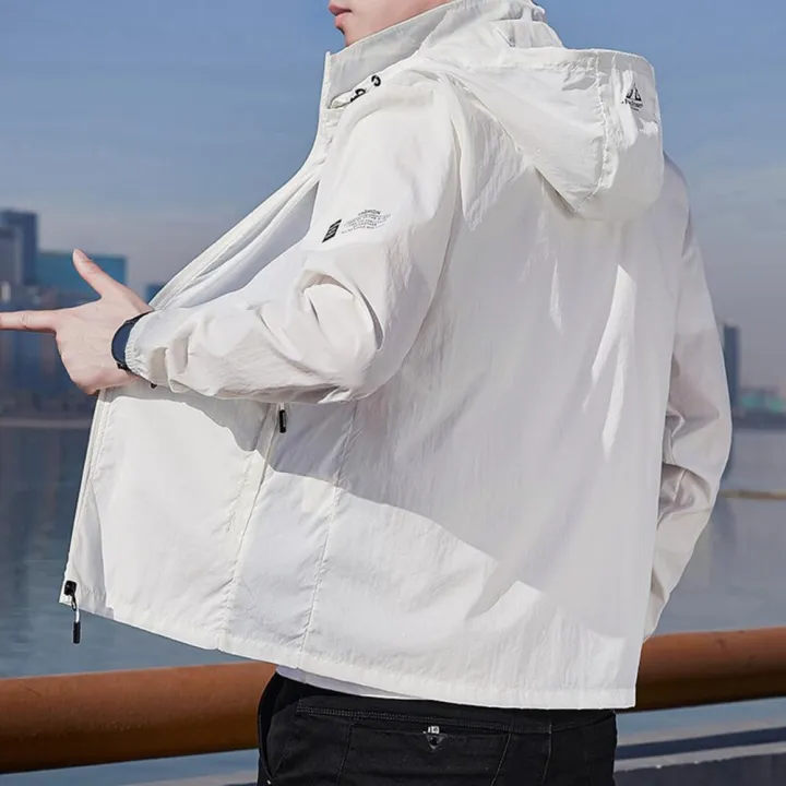 Sun%20Protection%20Jacket%20Trendy%20Lightweight%20Hooded%20Zipper%20Hood%20Elastic%20Cuff%20Coat%20for%20Travel%20Men%20Jacket%20Sun%20Protection%20Top%20-%20Image%203