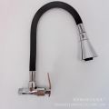 Factory direct household in-wall swivel color tube single cold faucet kitchen basin sink splash proof faucet.