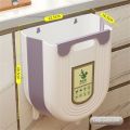 【100%-original】 New Plastic Trash Can Hanging Foldable Dustbin Wall-mounted Multi-functional Waste Bin Kitchen. 