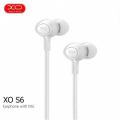 XO-S6 White In-ear Candy Series Stereo Music Earphone with Microphone 3.5 mm. 