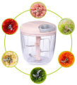 EOTIA Food Processor Manual Shredder Vegetable HAND Cutter Chopper 3 Blades. 