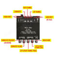 ZK-TB21 Digital Power Amplifier 2.1 Channel BT5.0 Board High Fidelity Surround Sound.