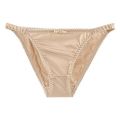 Soft Satin Strings Women Panties Elastic Low Waist Seamless Underwear T-back G-string Lingerie Female.