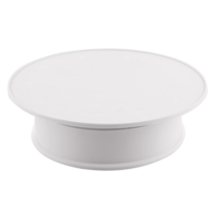 (NEW) 20cm 360 Degree Electric Rotating Turntable Display Stand Photography Video Shooting Props Turntable, Load 1.5kg, Powered by Battery & USB