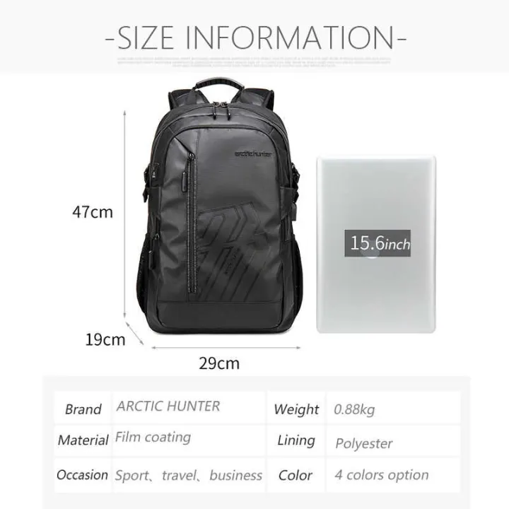 ARCTIC%20HUNTER%20Light%20Outdoor%20Men's%20Women%20Backpack%2015.6%20Inch%20Laptop%20Bags%20for%20Man%20Waterproof%20Men%20Backpacks%20Schoolbag%20Mochilas%20Male%20-%20Image%208