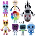 Dandy's World Plush Pebble Finn Flutter Dandys World Plushie Horror Game Soft Stuffed Cute Pillow Doll Toy For Children Gifts. 