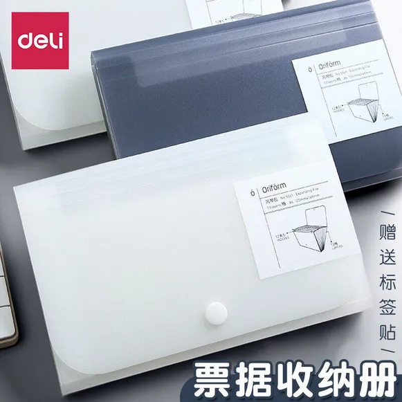 Deli%205561%20A6-sized%20mini%20expanding%20file%20designed%20for%20organizing%20small%20documents%20like%20receipts,%20bills,%20coupons,%20and%20cards%20-%20Image%202