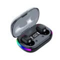 Line bluetooth headset dynamic lighting effect into the ear cross-border new bluetooth headset K10 digital display dazzling RGB TWS no. 