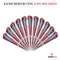 Kaveri Natural Cone Mehedi - 12 PCS (INDIAN). 