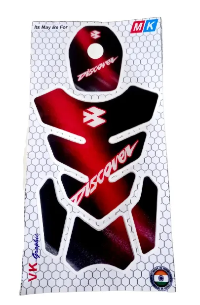 Bike%20Fuel%20Tank%20Pad%202%20Pis%20set%20sticker%20for%20Discover%20Motorcycle.%20Matte%20Red%20-%20Image%202