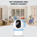 Xiaomi Mijia 2 Smart Camera, PTZ Version, 1440P, 2.5k, Ultra-sparkling, Color, AI, 360°, 2.4Ghz, 5Ghz, Wifi, Works with Mihome App - White.