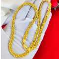 Gold plated Most popular womens/girls bani chain colour geranty chain for women. 