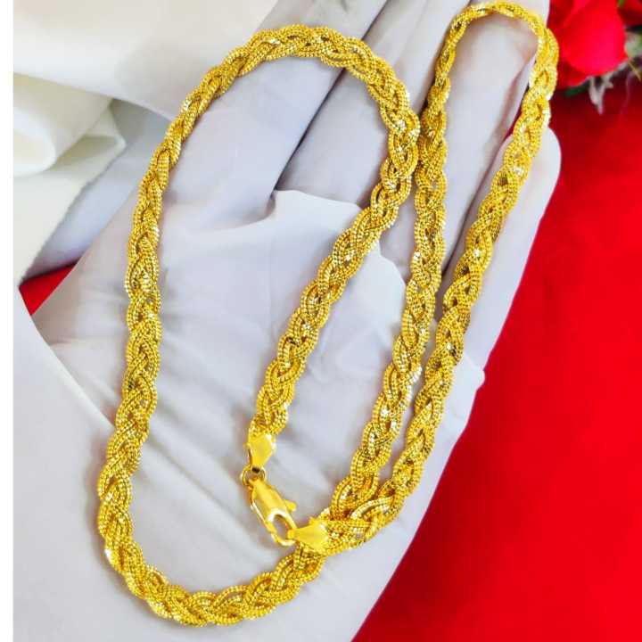 Gold%20plated%20Most%20popular%20womens/girls%20bani%20chain%20colour%20geranty%20chain%20for%20women%20-%20Image%202