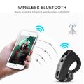 V9 Wireless Voice Control Music Sports Bluetooth Handsfree Earphone Bluetooth Headset Headphones Noise Cancelling Headset.