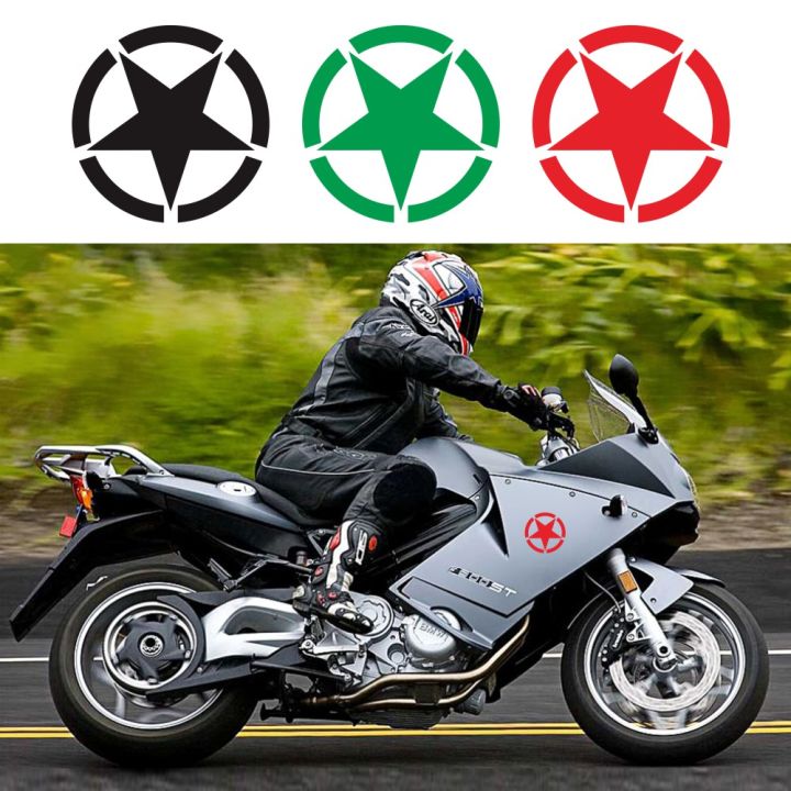 Doordash Pentagram Motorcycle Bicycle DIY Stickers Helmet Label Decoration for BMW Motorcycle Stickers Acessories Car Window