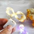 2M 20Led Mini Micro Copper Wire Light Battery Operated Led Strip String Fairy Lights. 