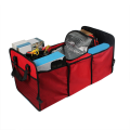 NAMUNY Car Trunk Storage Multifunction Collapsible Folding Mesh Insulation Storage Box Storage Stowing Tidying Box Red.