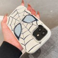 Hontinga for OPPO A53 A33 A31 A5 A9 2020 A52 A92 Back Cover Luxury Silver Edge Lens Spider-Man Pattern Soft Liquid Silicone Phone Case.