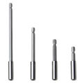 Hexagonal Handle Extended Connecting Rod Magnetic Screw Bits Extension Rod Long Handle Screwdriver Tip Holder Non-slip Hand Tool Cologo. 