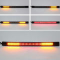 Multifunctions LED Motorcycle Strip Light Brake Tail Turn Signal License Plate Encounter. 