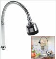 360 Degree Rotation Stainless Steel Sink Faucet Spout kitchen Faucet Pipe Fittings Single Handle Connection.
