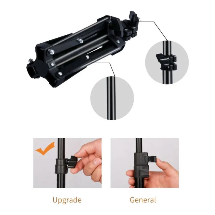 200cm%20Photography%20Tripod%20Light%20Stands%20With%201/4%20Screw%20Head%20Adjustable%20Light%20Stand%20Photo%20Tripod%20For%20Phone%20Ring%20Light%20Photo%20Studio%20-%20Image%205