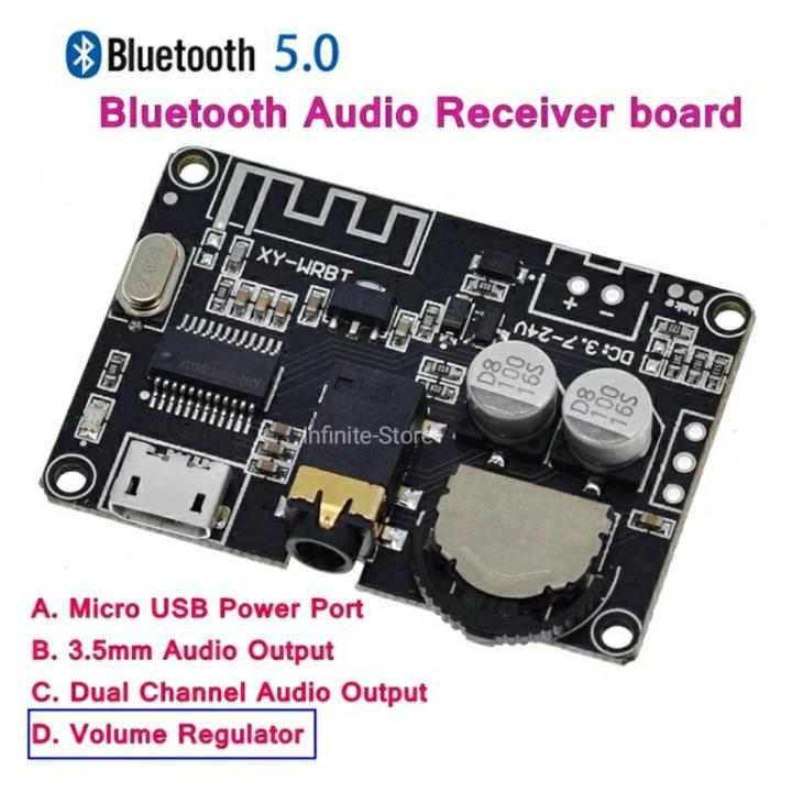Bluetooth 5.0 Decoder Stereo mp3 lossless Audio Module Wide Voltage Voltage Adjustable Speaker Power Amplifier XY-WRBT