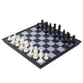 International Chess Set Magnetic Chess Game Board Set with Folding Chess Board Portable Travel Educational Board Game.