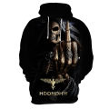HDDHDHH Brand Printing 3D Skull Print Men Non Plush Pullover Sweatshirts Suits Fashion Gothic Men's Tracksuit Oversized Hoodie.