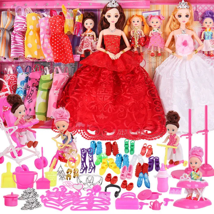 Sweet%20Barbie%20Doll%20Set%20House%20Girls%20Princess%20Kids%20Toys%20Clothes%20Skirt%20Doll%20Cloth%20Birthday%20Gifts%20-%20Image%207