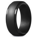 Ready To Ship Domed Surface Rubber Silicone Working Band Men's Ring Cool Simple Sports Wedding Silicone Rings For Men. 