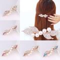 Girls Pearl Chic Women Fashion Accessories Clip Hair.
