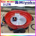 Miyako Double Pot Multi cooker, Electric Curry Cooker With Double Pot, Removable non-stick pan, Automatic cooking and warming system MC-250D (3 LTR). 