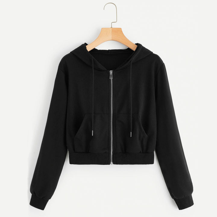 Casual%20White%20Crop%20Top%20Jacket%20Women%20Casual%20Solid%20Long%20Sleeve%20Zipper%20Pocket%20Shirt%20Hooded%20Sweatshirt%20Tops%20Hoodies%20Female%20Ropa%20Mujer%20-%20Image%205
