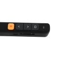 Laser Pointer Black USB Receiver Plug and Play Rechargeable Presentation Click Pointer for Classroom Office Meeting. 