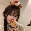 Fashion Plush Hairband Cartoon Kt Cat Headband Kawaii Hair Accessories Kids Headdress Wash Face Plush Elastic Hairband Gifts Bayline. 