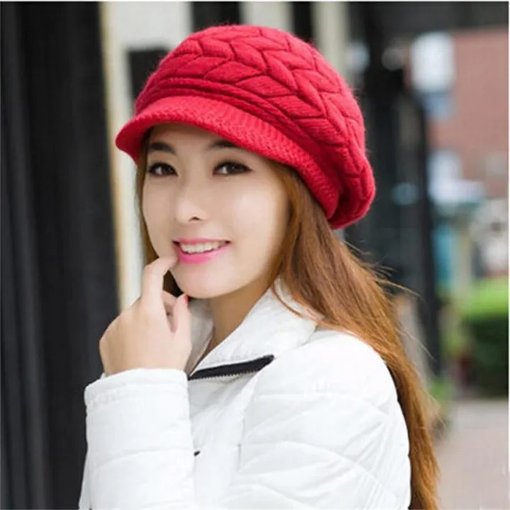 Autumn%20Winter%20Beanies%20Caps%20Women%20Warm%20Wool%20Elegant%20Flowers%20Knitted%20Hat%20Female%20Rabbit%20Hair%20Windproof%20Velvet%20Cap%20-%20Image%203