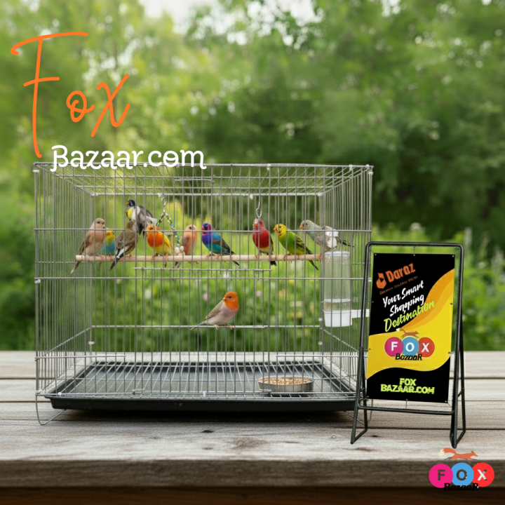 Code-%206045%20-%2018%20x%2012%20Inches%20Thin%20Metal%20Wire%20Cage%20with%20Tray,%20Food%20&%20Water%20Pot%20for%20Budgerigar,Lovebirds,Finches,Parrots,Hamster,Cockatiel,%20Chicken,Duck,Quail,Rabbit%20,Cat,Dog%20,Dove%20%7C%20bird%20cage%20house%20accessories%20food%20toy%20nest%20harness%20feeder%20china%20decoration%20-%20Image%204