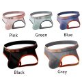 Men's Solid Color Invisible Shaping Ice Silk Skin Friendly Breathable Hip Lifting Comfortable Soft G6001-SD. 