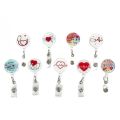 Cute Name Badge Reel Retractable Medical Worker Work Card Clip ID Tag Holder Dentisit Doctor Nurse ID Card Office Supplies. 