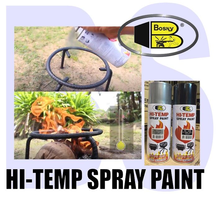 BOSNY%201200%C2%B0F%20Heat%20Resistant%20Spray%20Paint%20Flat%20Black%20%7C%20400ml%20High%20Temp%20Aerosol%20Paint%20-%20Image%203