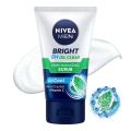 NIVEA MEN Face Wash Bright 8H Oil Clear 100ml (Indonesia-Imported). 