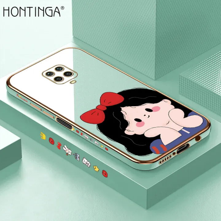 Hontinga%20for%20Redmi%20Note%209S%20/%20Note%209%20Pro%20/%20Note%209%20Pro%20Max%20Back%20Cover%20+%20Free%20Lanyard%20Luxury%206D%20Plating%20Cute%20Bow%20Girl%20Side%20Pattern%20Case%20Soft%20Silicone%20Square%20Mobile%20Cover%20-%20Image%202